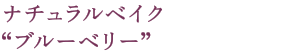 ナチュラルベイク“ブルーベリー”