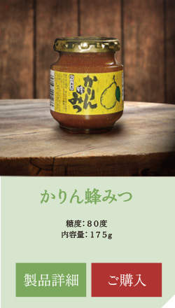 かりん蜂みつ